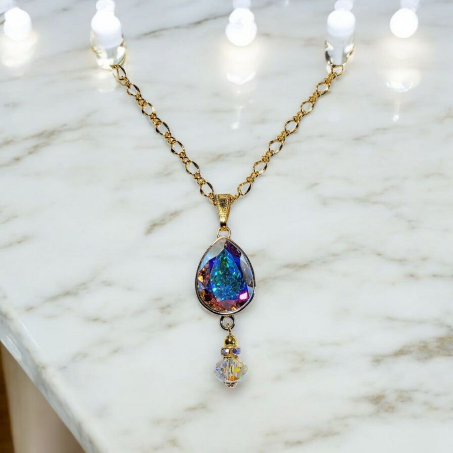 Swarovski Pear Shaped Focal Pendant