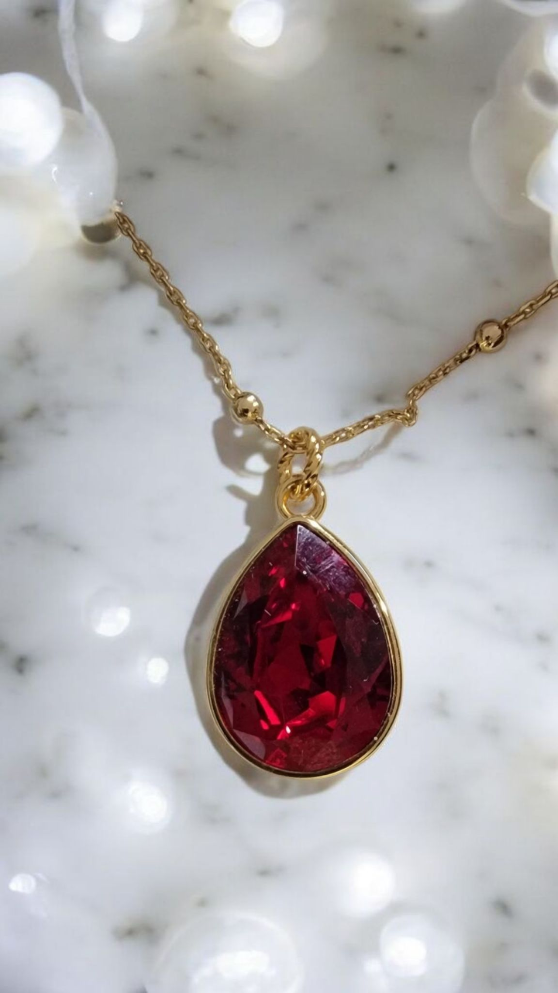 Swarovski Pear Shaped Focal Pendant