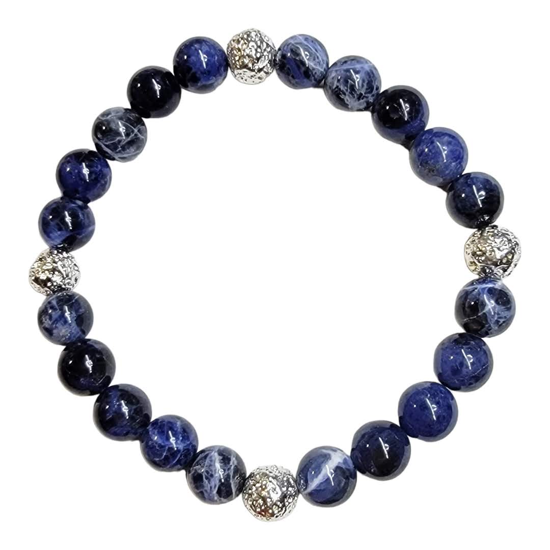 Blue Sodalite Stretchy Bracelet