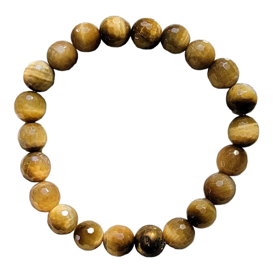 Tiger Eye Bronze Focal Stretchy Bracelet