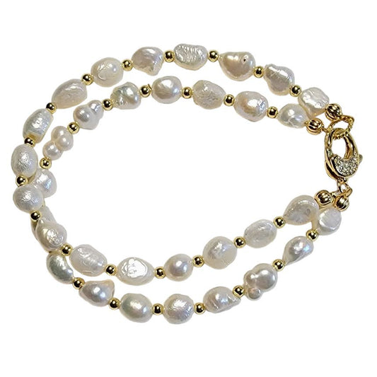 Freshwater Pearl Double Strand Bracelet